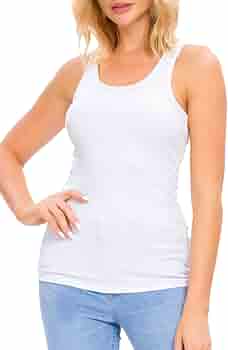 RASPBERRY PUDDING Ribbed Tank Tops for Women Slim Fit Crew Neck RASPBERRY PUDDING Ribbed Tank Tops for Women Slim Fit Crew Neck