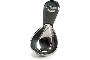 RSVP International Measuring Spoon, Long Handled 2 Tbsp Scoop for Baking, Coffee...
