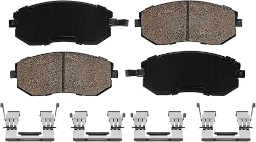 Miniatura 7 de Detroit Axle - Kit de Frenos Delanteros para Subaru BRZ Impreza Frenos Perforados y Ranurados Rotores Pastillas de Freno Cerámica Reemplazo: Rotores