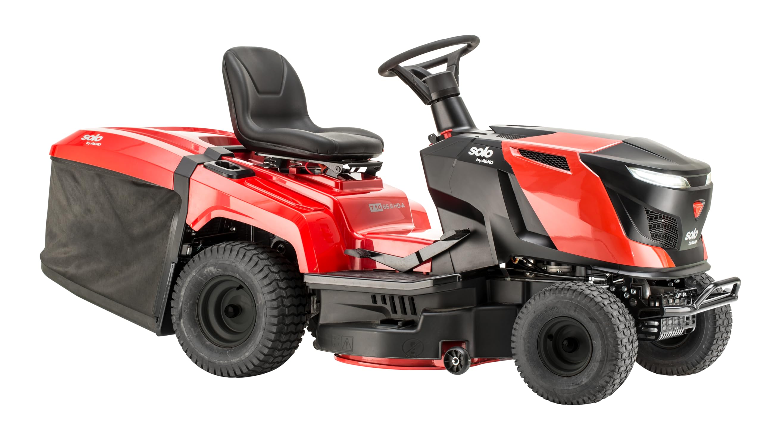 AL-KO T14-86.6 HD-A Easy Pro Rasentraktor 86 cm Schnittbreite Hydrostat 250L Fangkorb 4.500 m² Gartentraktor mit AL-KO Pro 450 Motor 7,7 kW Premium Komfort