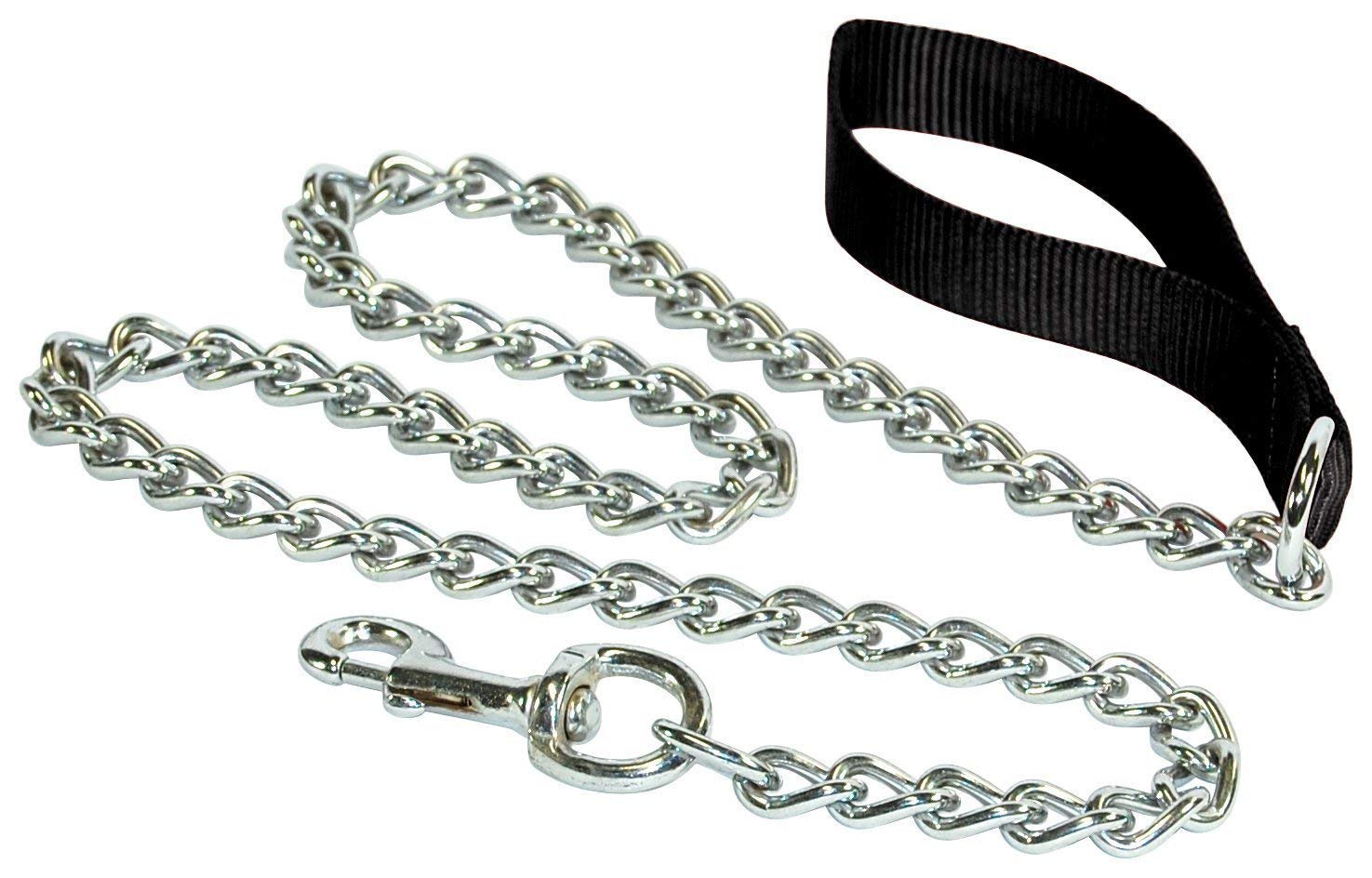 VIP Collection Stainless Steel Dog Chain Leash Strength,Style and Security Dog Leash with Padded Handle (Size-XS Chain no-14 Black) (B0BP7QNRCH) Amazon Price History, Amazon Price Tracker