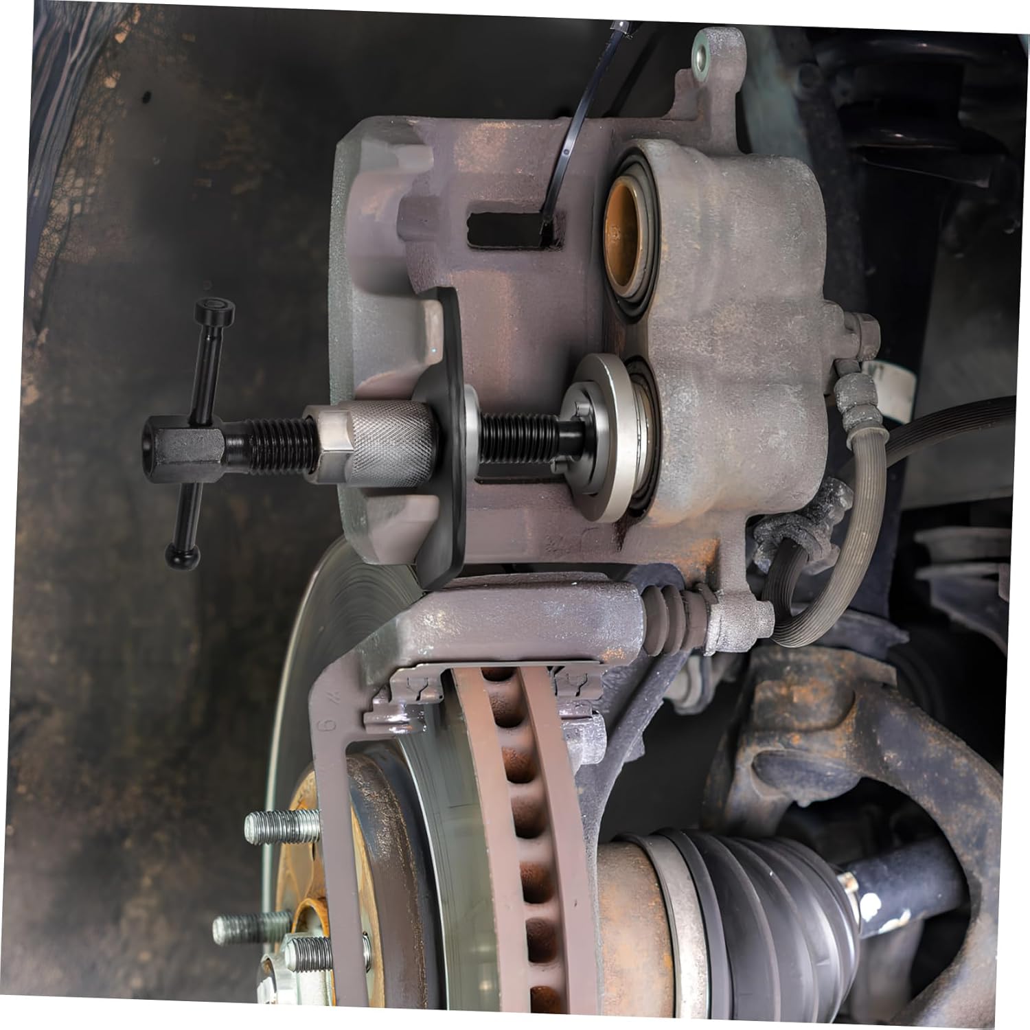 Alipis Brake Caliper Piston Tool Replacement for Brake Pad Spreader Disc Adjuster Car Accessory Automotive Workshop Tool