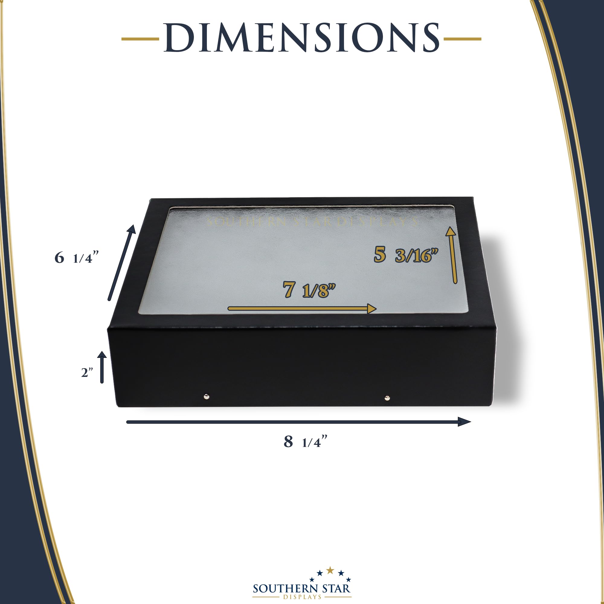 3 Pack of 8 x 6 x 2 Riker Display Cases Mounts for Collectibles, Arrowheads & Trade Shows
