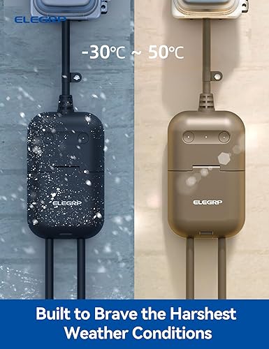 Miniatura 3 de ELEGRP PQR21 - Enchufe de atenuación inteligente para exteriores, resistente al agua, IP66, enchufe WiFi inteligente con 2 enchufes individuales,