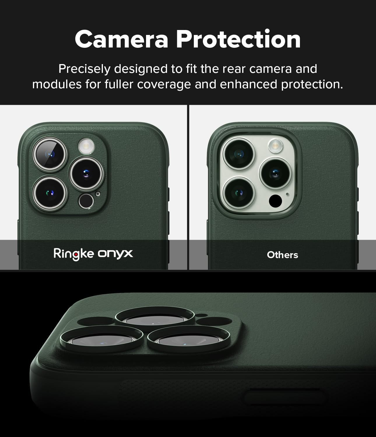 Amazon.com: Ringke Onyx Case Compatible with iPhone 16 Pro [Dark
