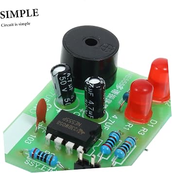 SOLUSTRE 15sets Solder Practice Kit for Flash Circuit Electronic Hobby Kit for Beginners Fun Soldering Practice Board Complete Components Included Easy Assembly Electronics