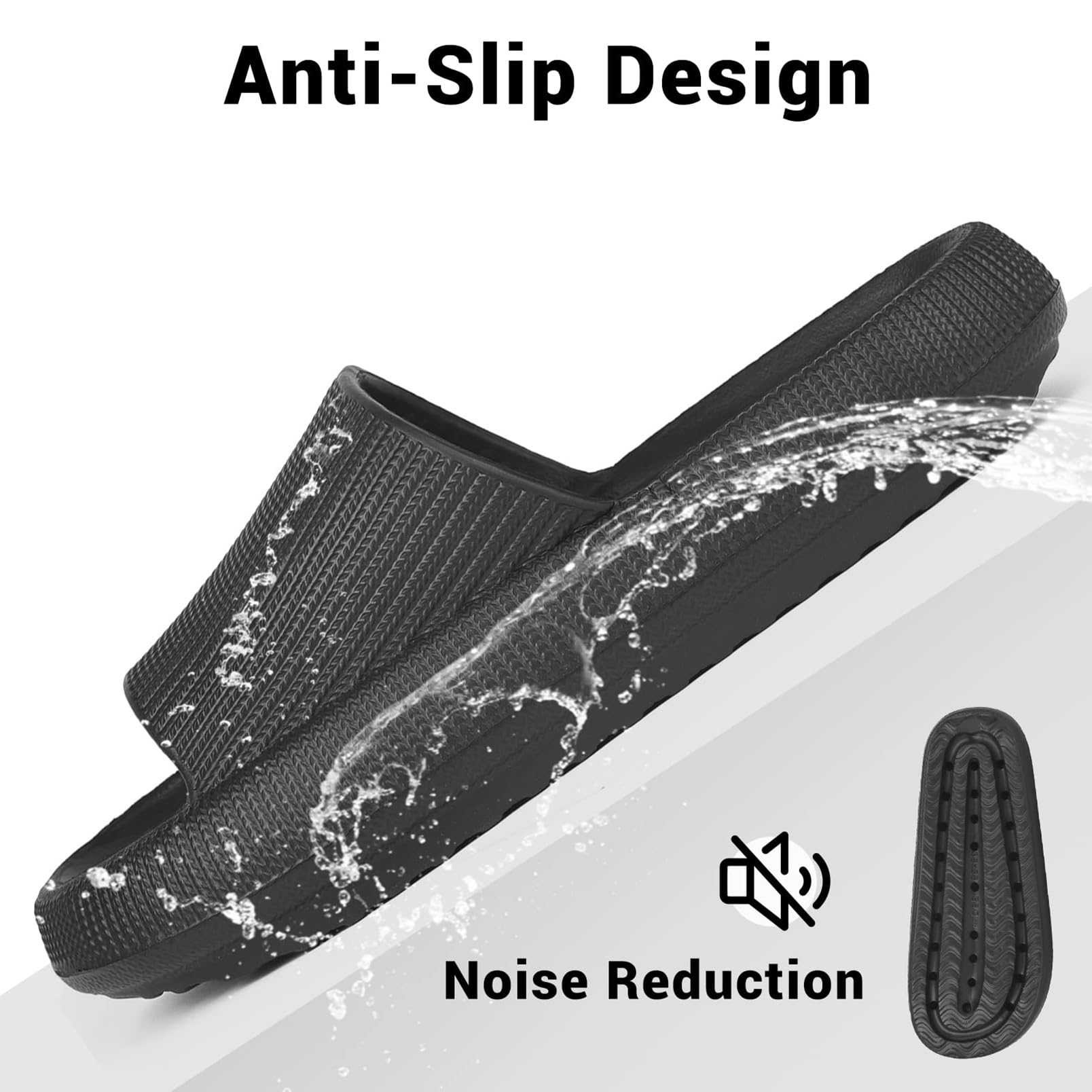 Orthoslipper Original Wolkenschuhe mit dicker weicher Sohle Gr.34-48 | rutschfeste Cloud Cozy Slides Pillow Slippers Unisex