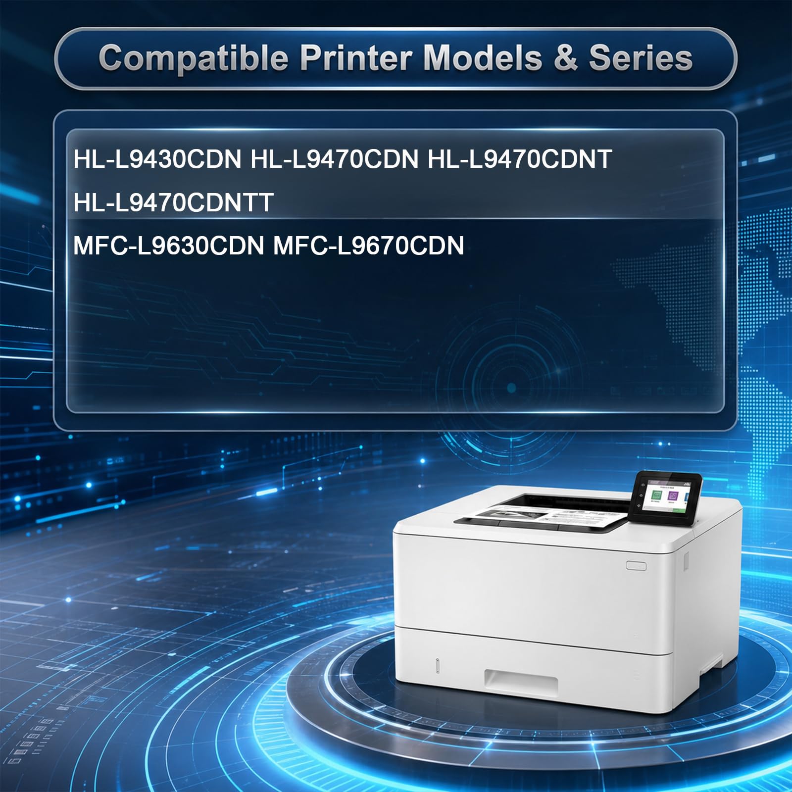 Cartuccia toner TN821XL compatibile per Brother TN 821XL 821 TN-821XL per stampanti HL-L9430CDN HL-L9470CDN HL-L9470CDNT HL-L9470CDNTT MFC-L9630CDN MFC-L9670CDN