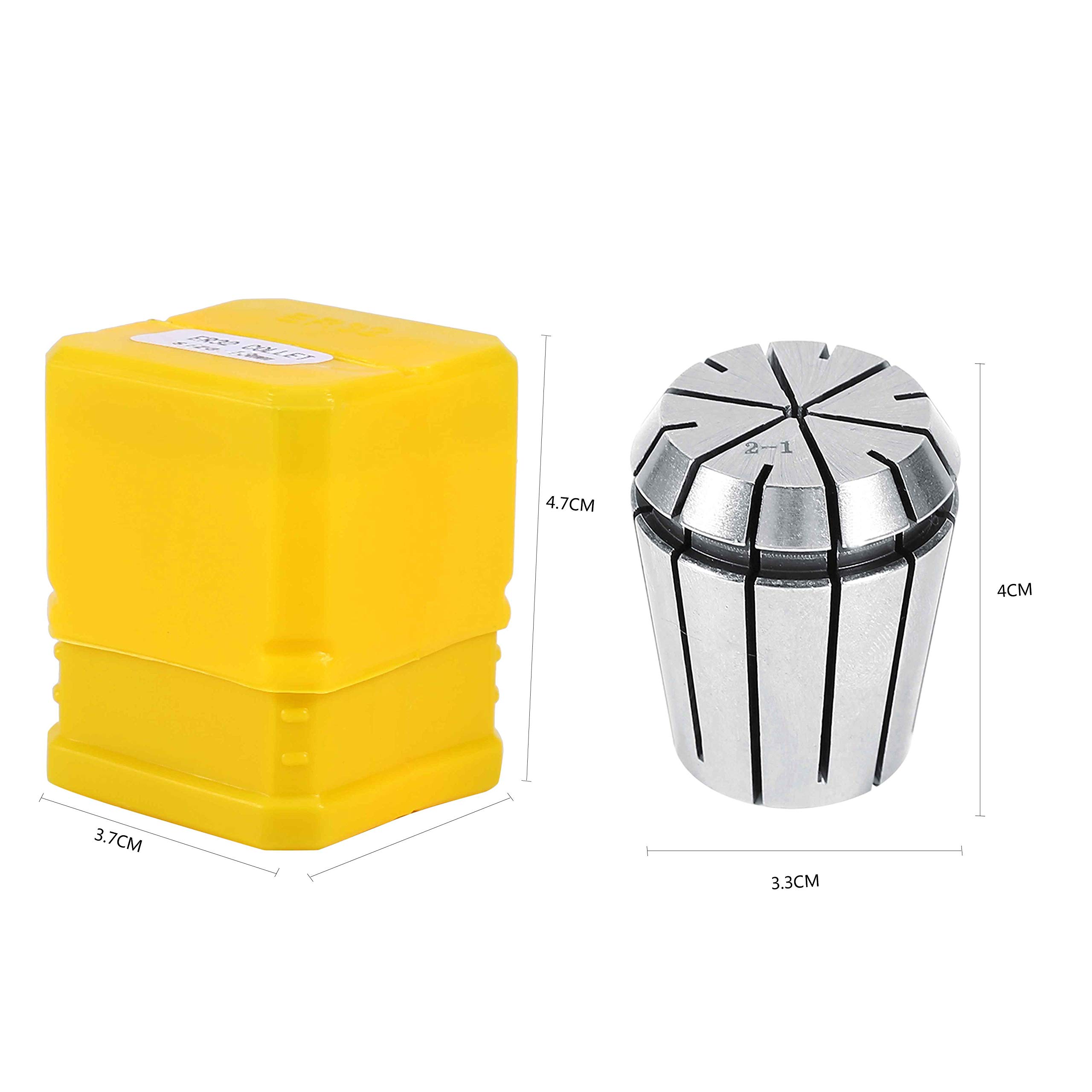 Generic Set di Pinze di Precisione ER32 19pz Pinza per Incisione Ad Alta Precisione per Attrezzi da Tornio per Fresatura CNC