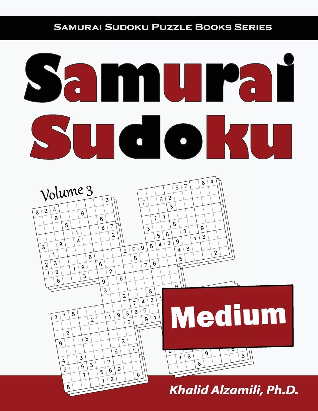 Samurai Sudoku 500 Medium Sudoku Puzzles Overlapping into 100 Samurai Style 3...