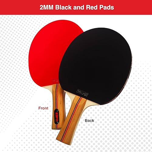 Miniatura 4 de ESPN Ping Pong Set with Paddles and Ping Pong Balls, Table Tennis Accessories with Travel Case for Game Night