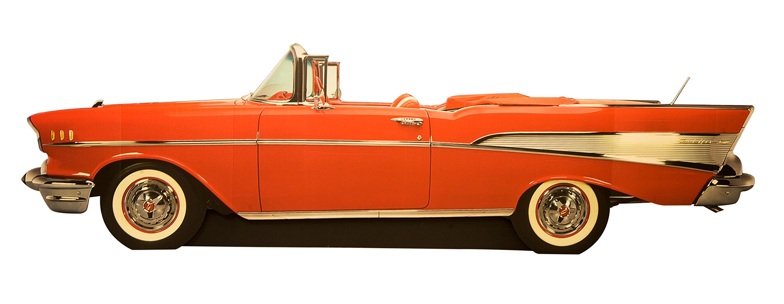 Anderson's Good Times Bel Air Car Kit Cardboard Cutout, 4 Feet x 13 Feet and 6 Inches x 9 Inches