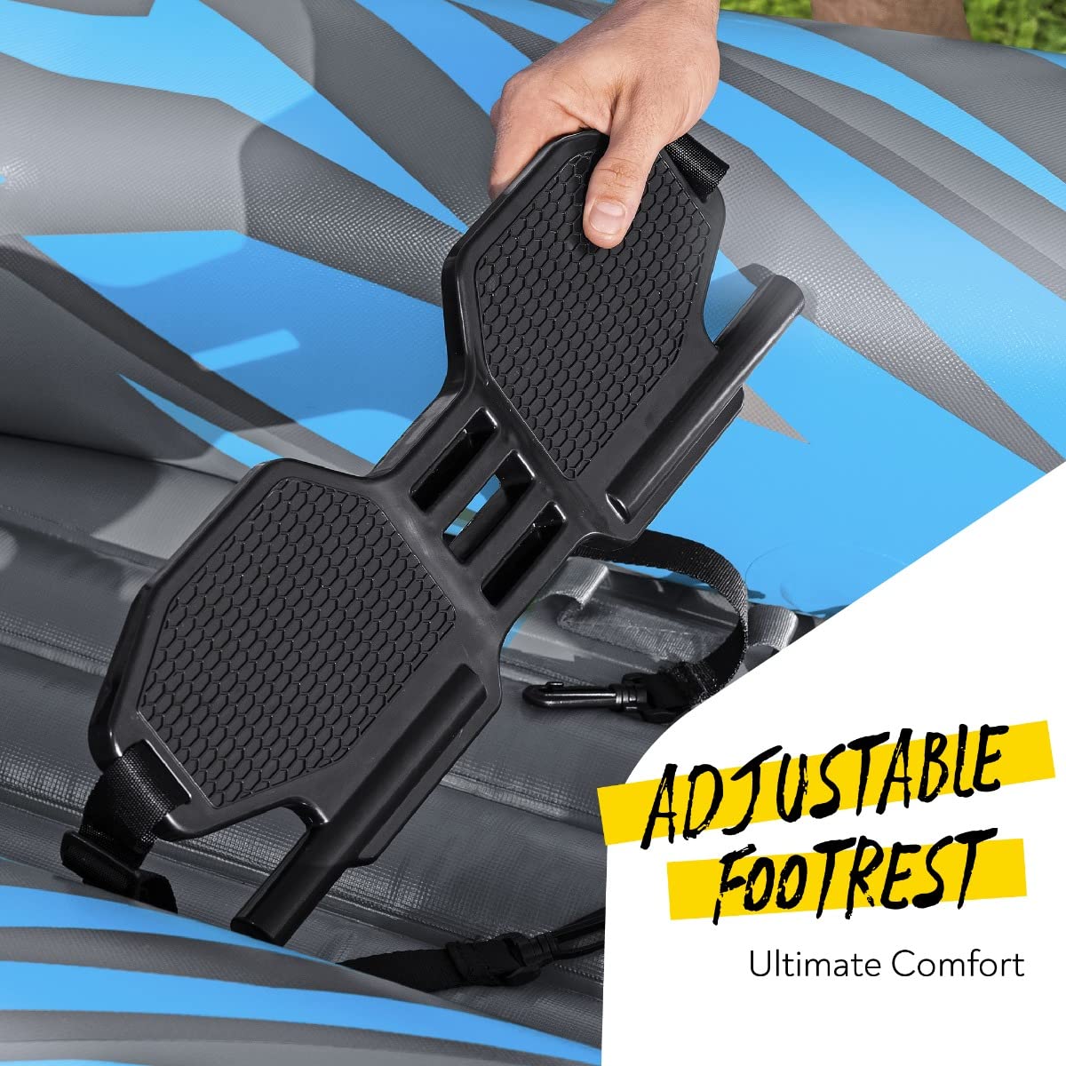 Bestway Hydro-Force Surge Inflatable Kayak | Inflatable Boat with Hand Pump, Oars, Seats, Gear Pouch, Carry Bag, Multiple Sizes