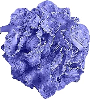 Mflbefulmel Large Bath Shower Mesh Poufs Scrub Sponge Loofah Pouf Puff Bathing Mesh Loofah Sponge Long Lasting Bathing Exfoliator Body Scrubbers For Men, Women, and Kid Purple