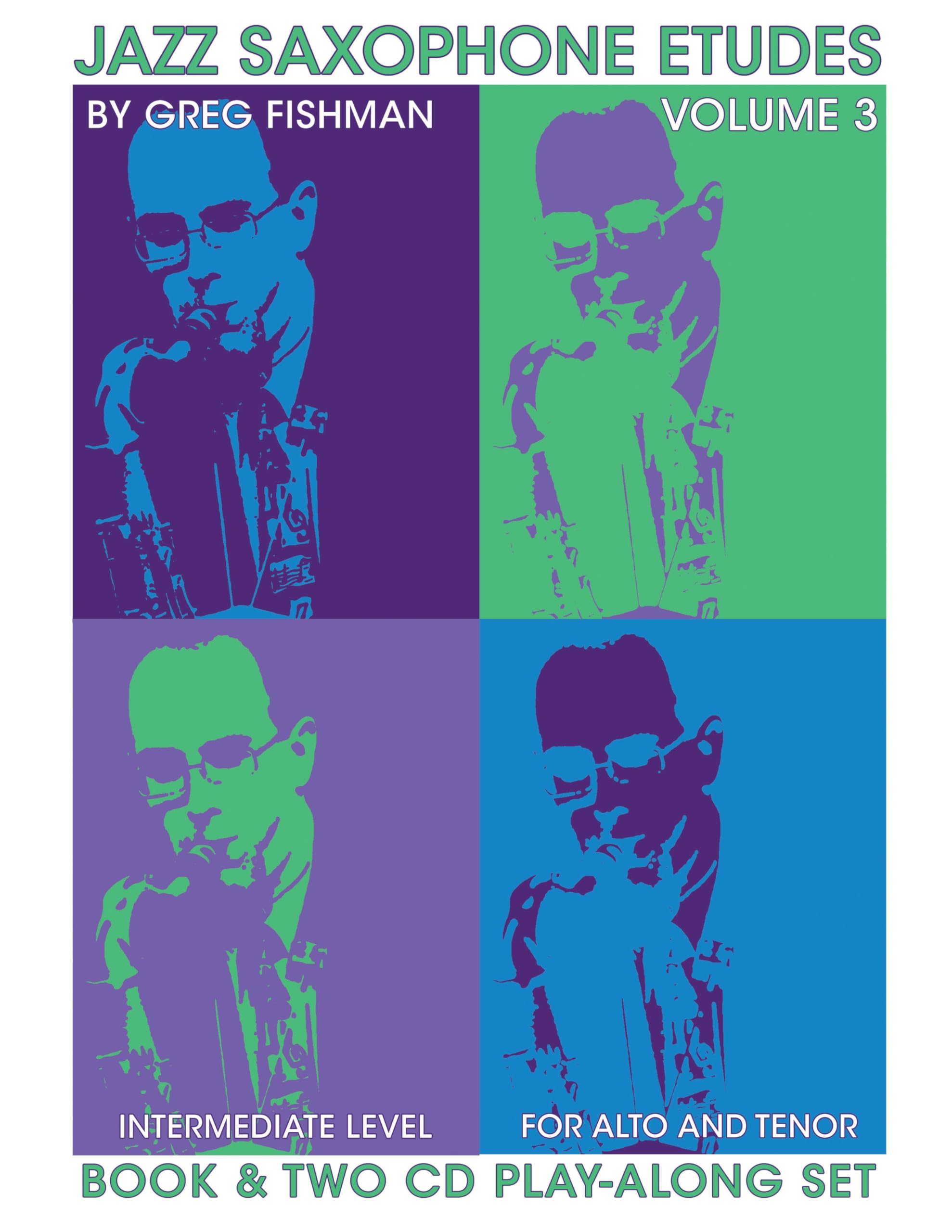 Jazz Saxophone Etudes Vol 3 Book Cds Fis Staple Bound – 2 Feb. 2024