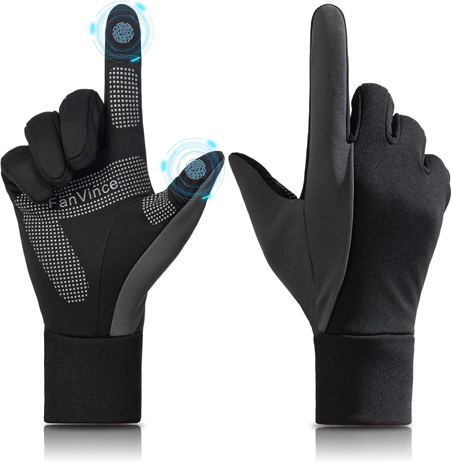 FanVince Winter Gloves Gifts Men Women – Upgraded Touch Screen Cold Weather Warm Glove for Running Driving Cycling Hiking