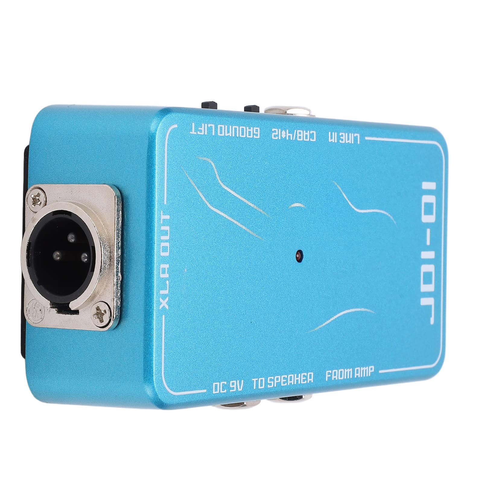 Pedale Effetto Chitarra Diretto Passivo DI Box con Funzione DI Simulazione Amplificatore per Musicisti Blue Metal 1 unità