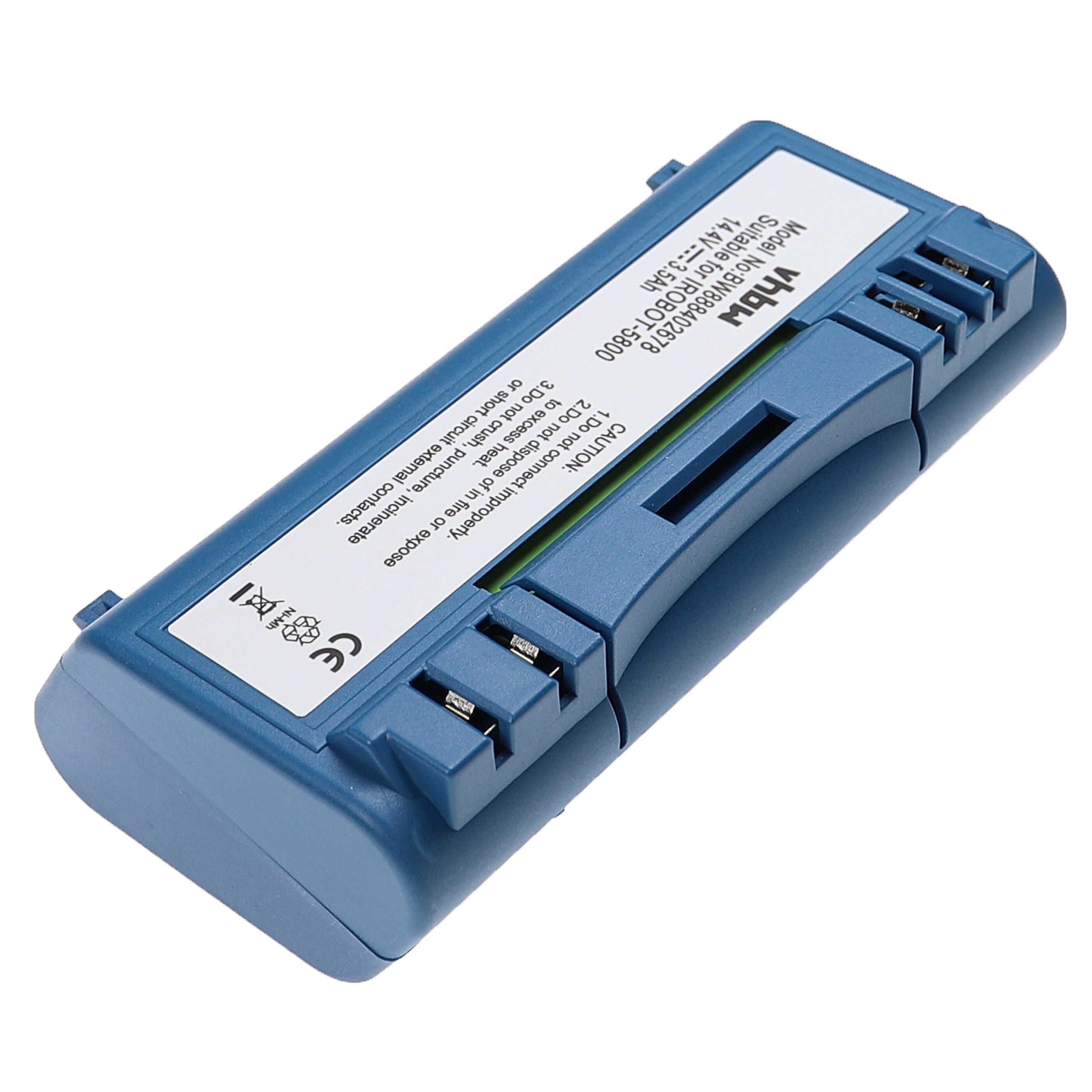 vhbw batteria compatibile con iRobot Scooba 6000, 6050 home cleaner blu (3500mAh, 14,4V, NiMH)