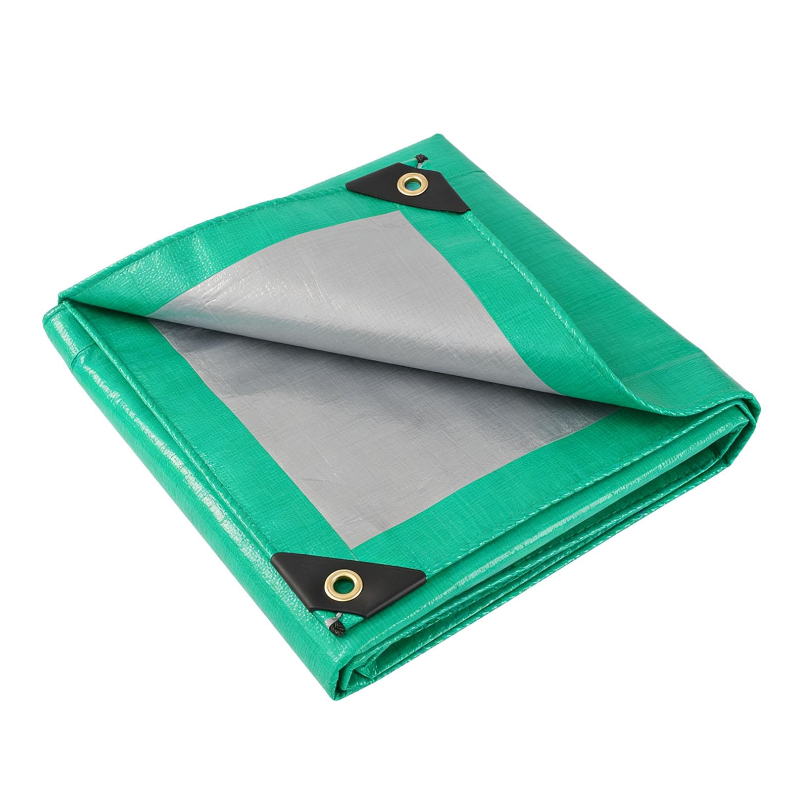 Lona de protección multiusos y resistente a la intemperie impermeable verde