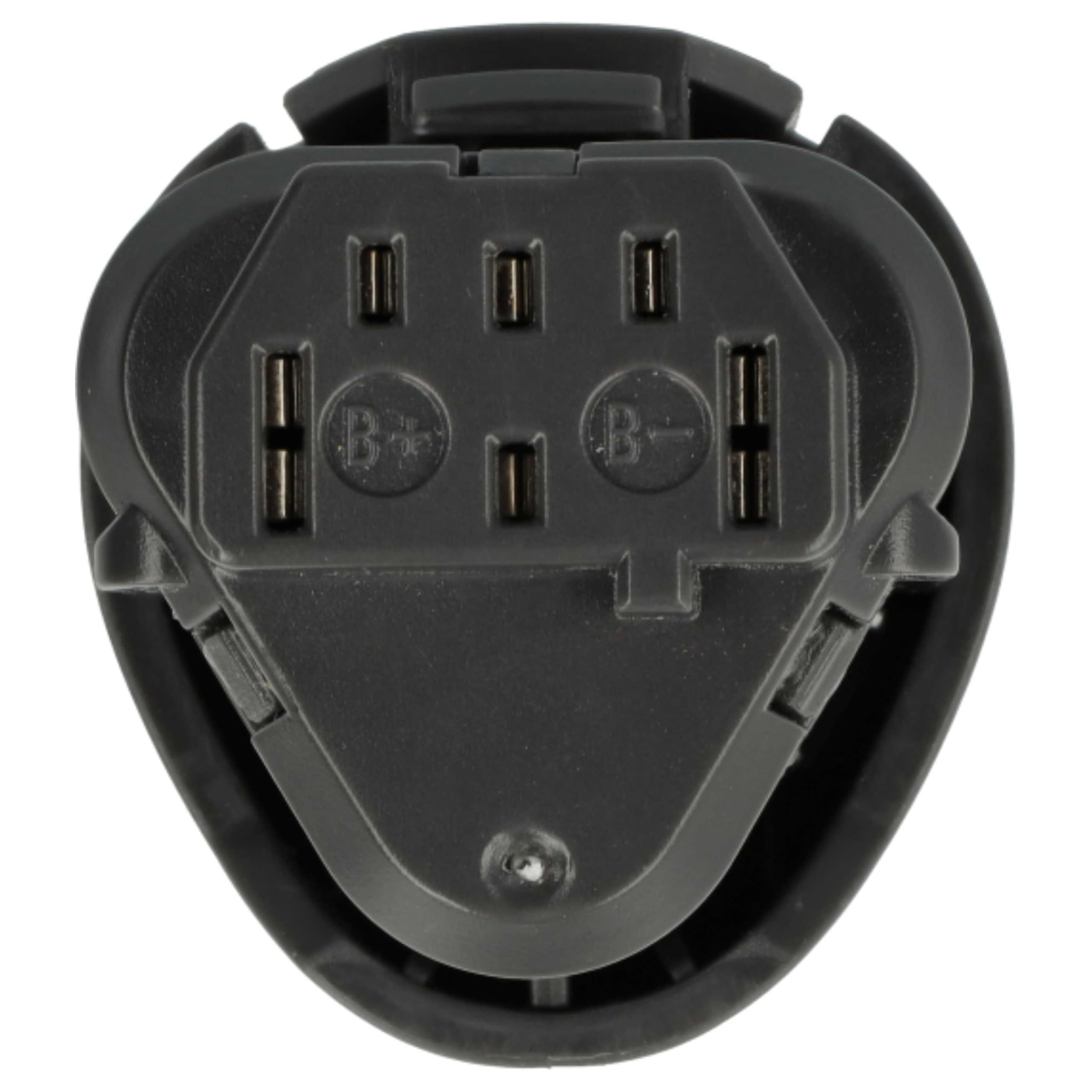 vhbw 3x batteria compatibile con AEG BLL12C, BS12C2, BS12C, BSB 12C, BBH12, BBS 12C, BLL 12C, BS 12C utensile elettrico (2000 mAh, Li-Ion, 12 V)