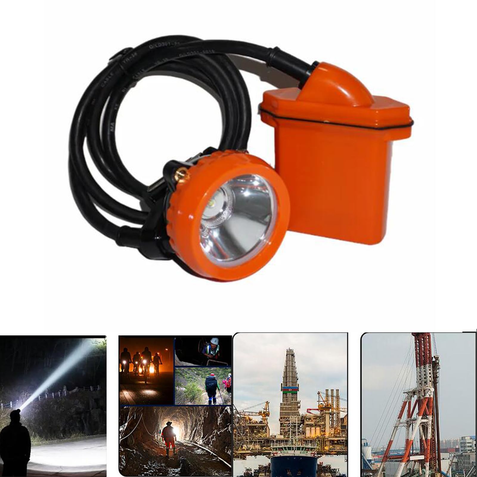 Super helle Scheinwerfer wiederaufladbare Jagd Licht Miner Lampe für Hard Hat 1 + 2 LED-Leuchten Bergbau Scheinwerfer Wasserdicht Scheinwerfer Explosionsgeschützte Bergbaulampe