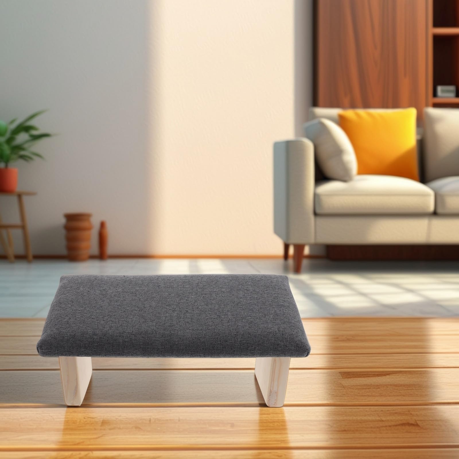 TOYANDONA Banco de Meditación Plegable de Madera para Uso en Casa