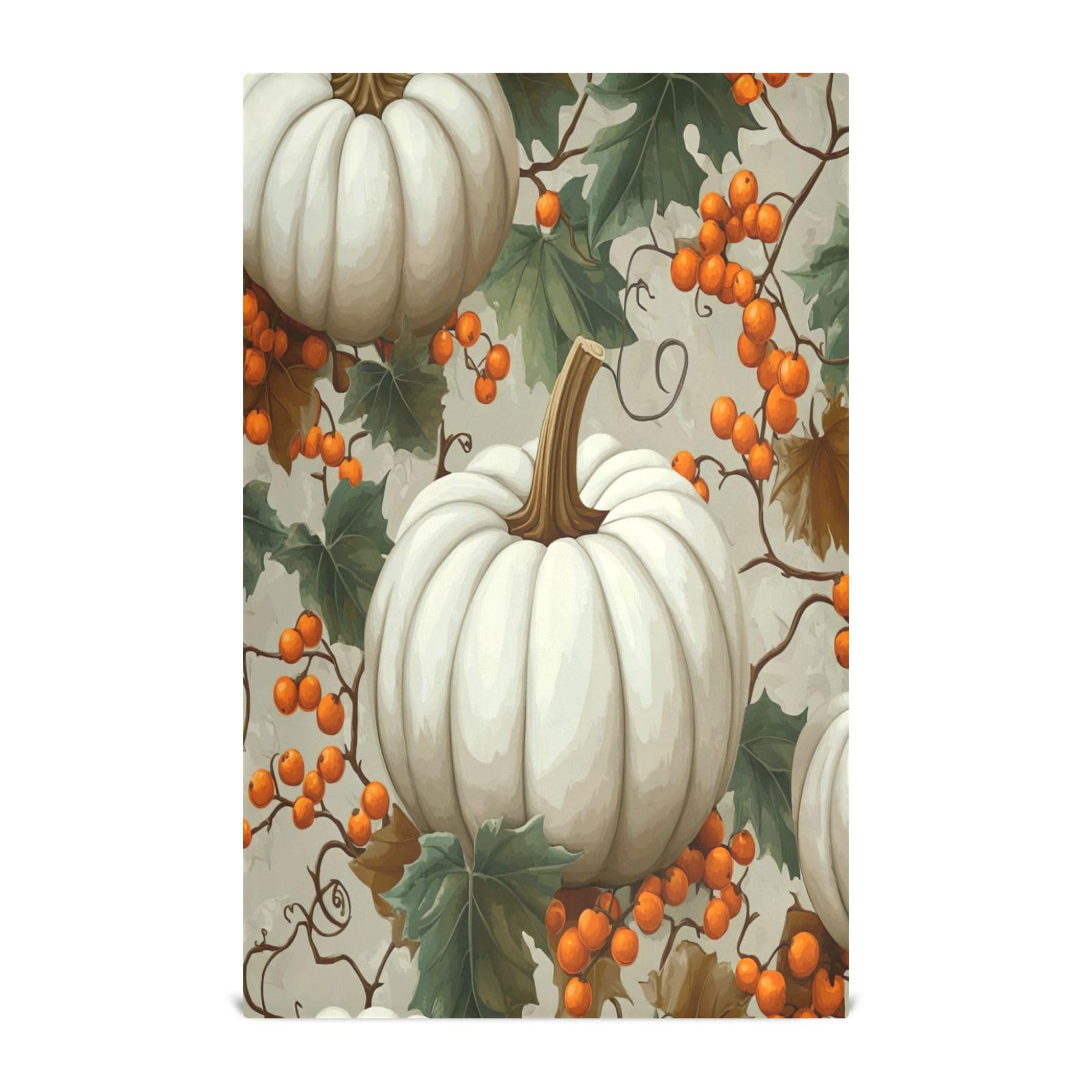 STAYTOP Thanksgiving Pumpkin Kitchen Dish Towel Set,1Pcs Drying Kitchen Towels Tea Towels Gift Set for Drying Cleaning Cooking Baking