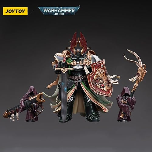 Miniatura 5 de JOYTOY Warhammer 40,000 118 Figura de acción de 7.08 pulgadas Dark Angels Primarch Lion ElJonson Collection Modelo Navidad cumpleaños regalos