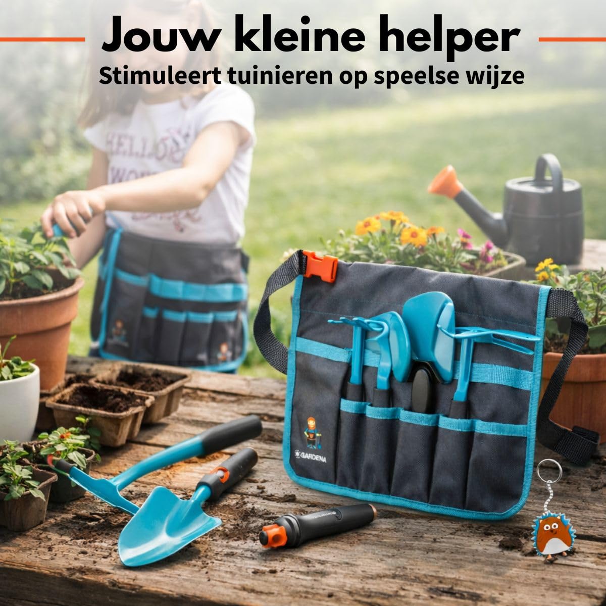 Kinderen Tuingereedschap Zak, Kan Zetten Schop, Ha