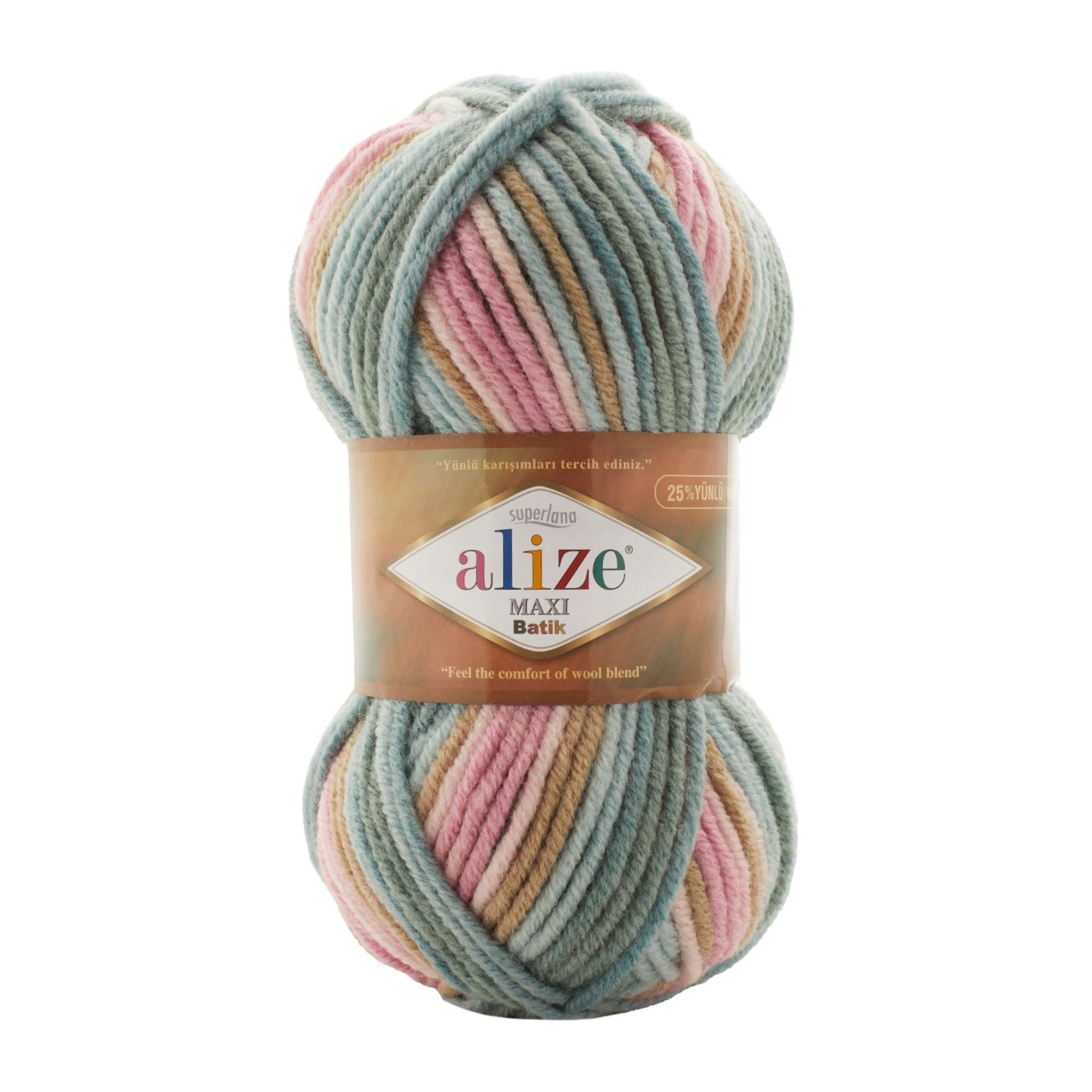 Alize Superlana Maxi Batik Super Chunky Shade 7803
