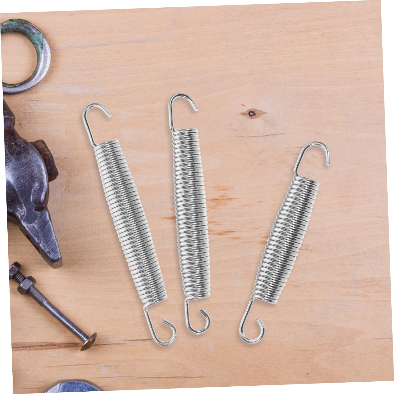 TOYANDONA Federn Für Trampolin Ersatzfedern Befestigungswerkzeug Mit T-Haken Passend Für Trampolin-sprungmatte Reparatur