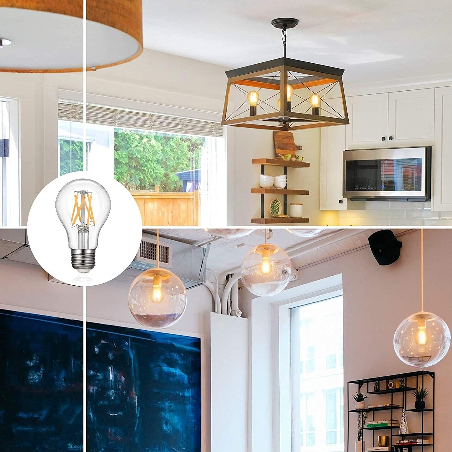 Bеѕt Dеаl Chеар 🛒 12V 24V 36V Vintage Edison Light Bulbs Low Voltage 3pack Warm 2700K 4Watt LED Filament A19 Light Bulb E26 Medium Base Lamp 40 watt Equivalent Marine Boat Solar Retro Edison Battery Lighting