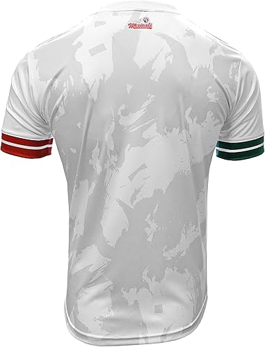 Miniatura 3 de Jersey Mexico Aguilas de Mexicali 100% Polyester WhiteGrey_Made in Mexico