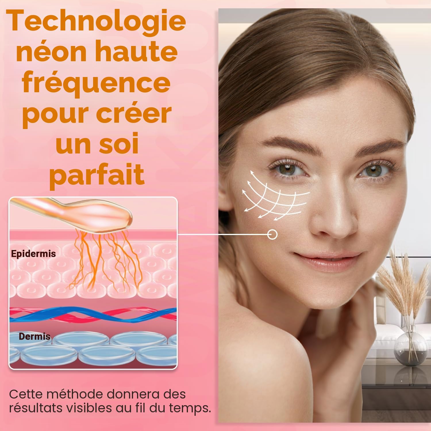 Appareil Haute Frequence Esthetique: TUMAKOU Appareil Visage | Avec 4 Electrodes pour Soins pour le Visage