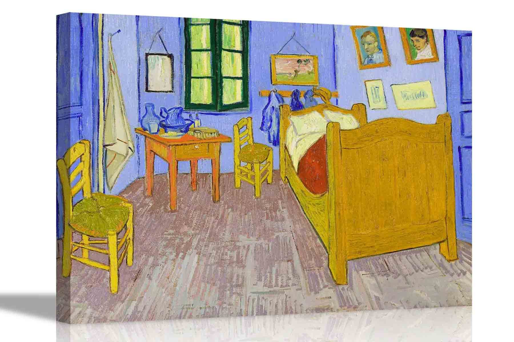 Artley Prints Bedroom In Arles By Vincent Van Gogh Canvas Prints Abstract Framed Pictures Classic Decoration 86 X 61Cm (34 X 24 Inches) A1