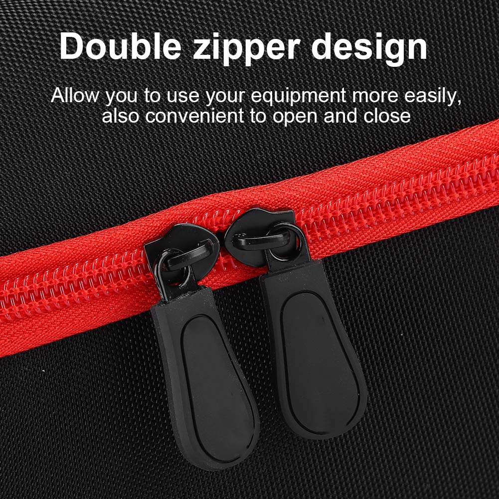 Ejoyous Custodia Portatile Custodia Rigida in Nylon VR per Go con Tasca Interna Morbida per Accessori con Doppia Cerniera, Borsa per Visore VR per Utenti di Archiviazione Domestica da Viaggio (#2)