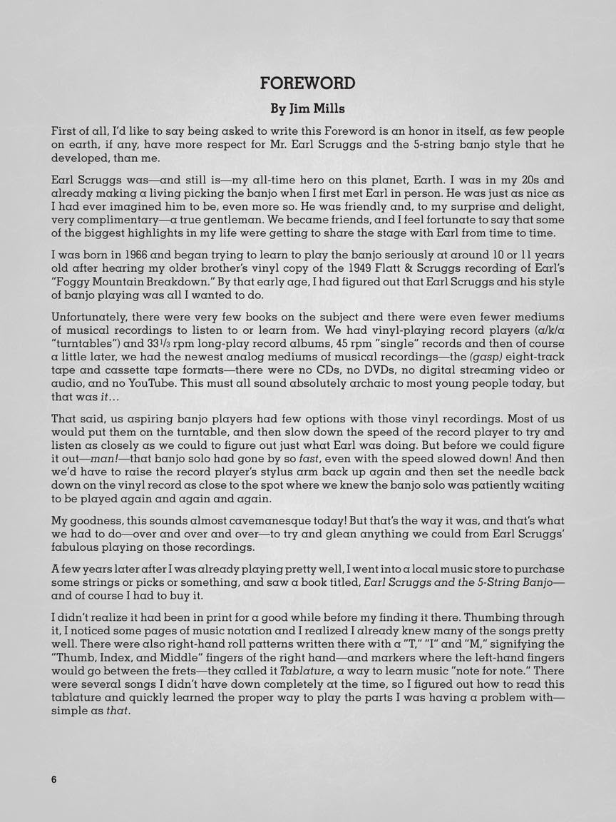 The Earl Scruggs Banjo Songbook: Selected Banjo Tab Accurately Transcribed for over 80 Tunes