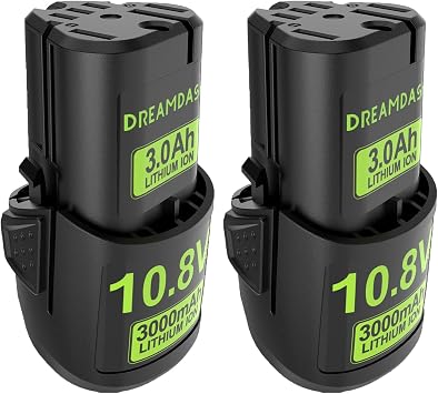 Upgraded 2Pcs 3000mAh 10.8V Replacement Battery for Stihl HSA26 GTA26 | compatible with AS2,SEA20,model 45154006500 10.8V Cordless Tool Batteries