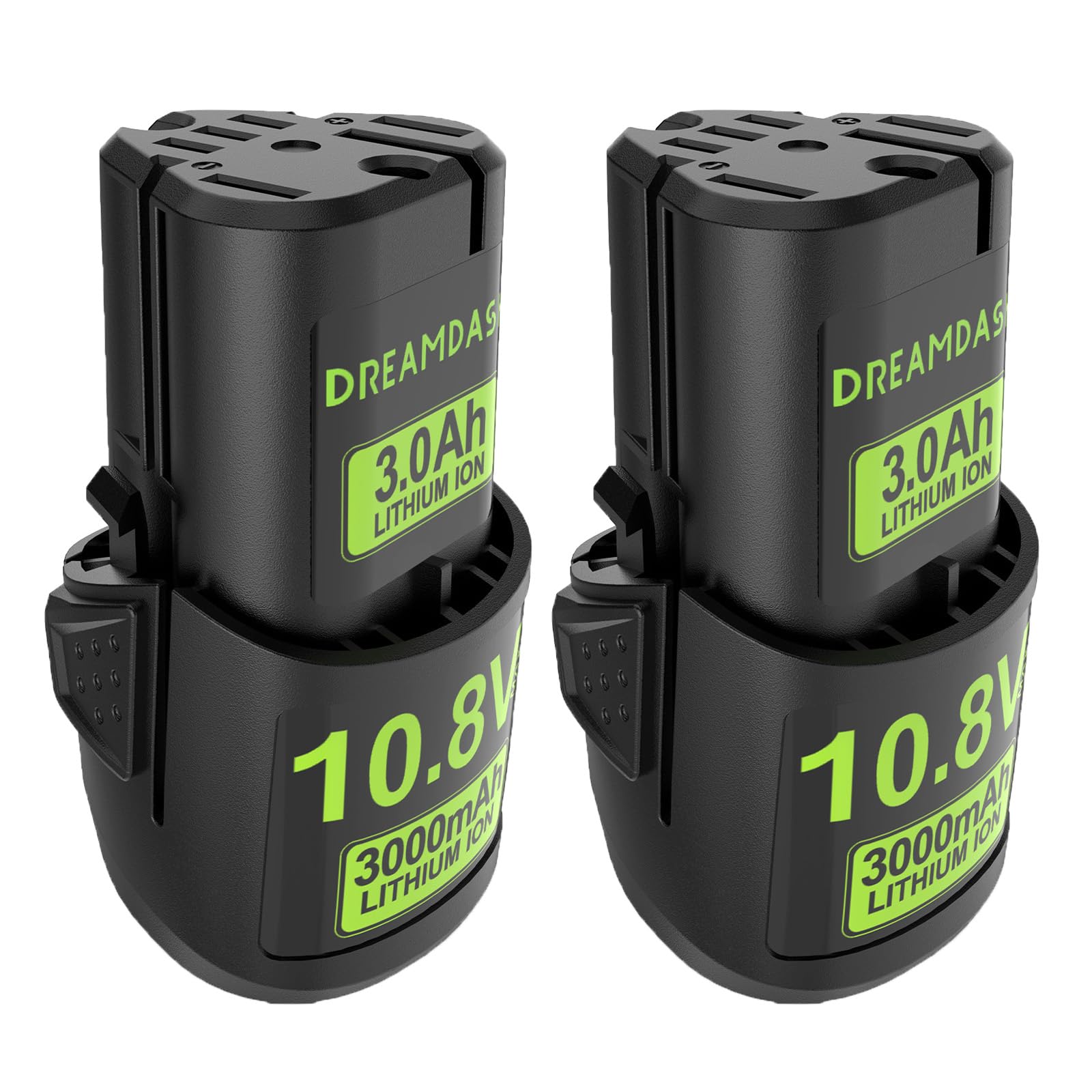 Amazon.com: Upgraded 2Pcs 3000mAh 10.8V Replacement Battery for