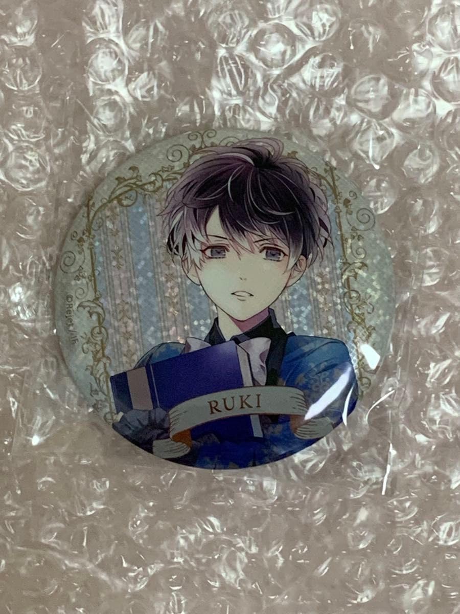 ディアラバ　缶バッジ　アニメジャパン　無神ルキ Γ DIABOLIK LOVERS 無神ルキ 缶バッジ 金文字 キャラクターグッズ