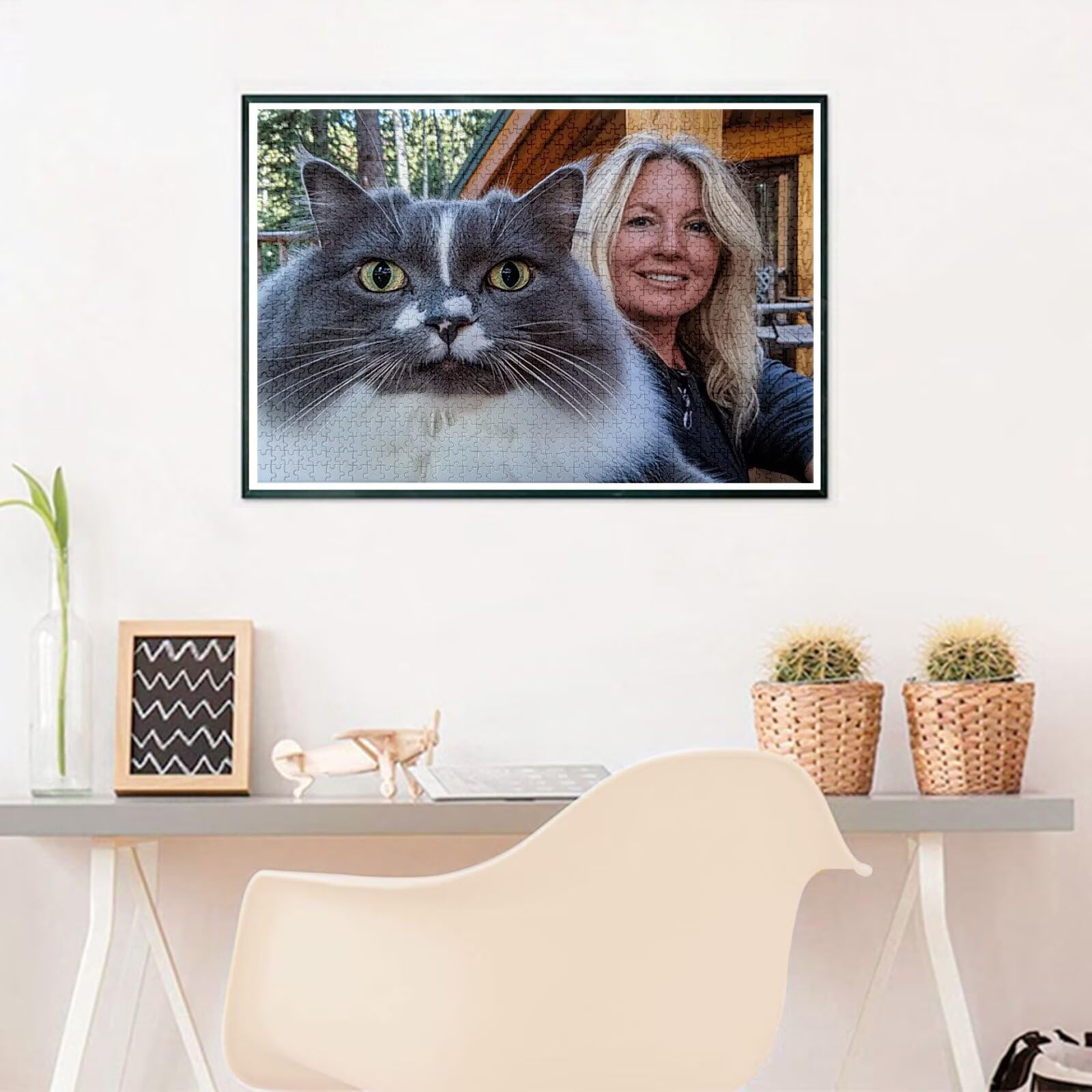 Spersonalizowane puzzle, niestandardowe drewniane puzzle fotograficzne