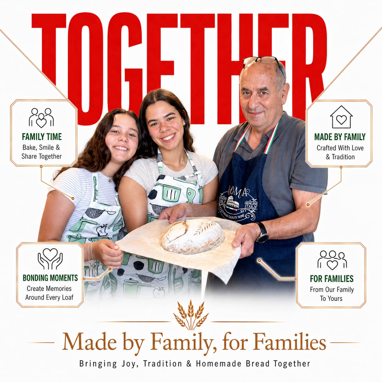 Premium Sauerteig-Brot Starter Kit, perfekte Brotwerkzeuge aus Sauerteig, Gärglas für Anfänger und 2 Körbe