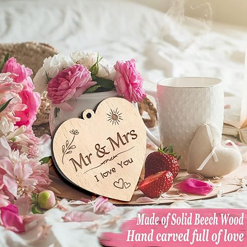 Miniatura 3 de Hooweti Regalos para señor y señora, regalos de boda, marco de fotos para novia y novio, regalos de aniversario de recién casados, regalos de San