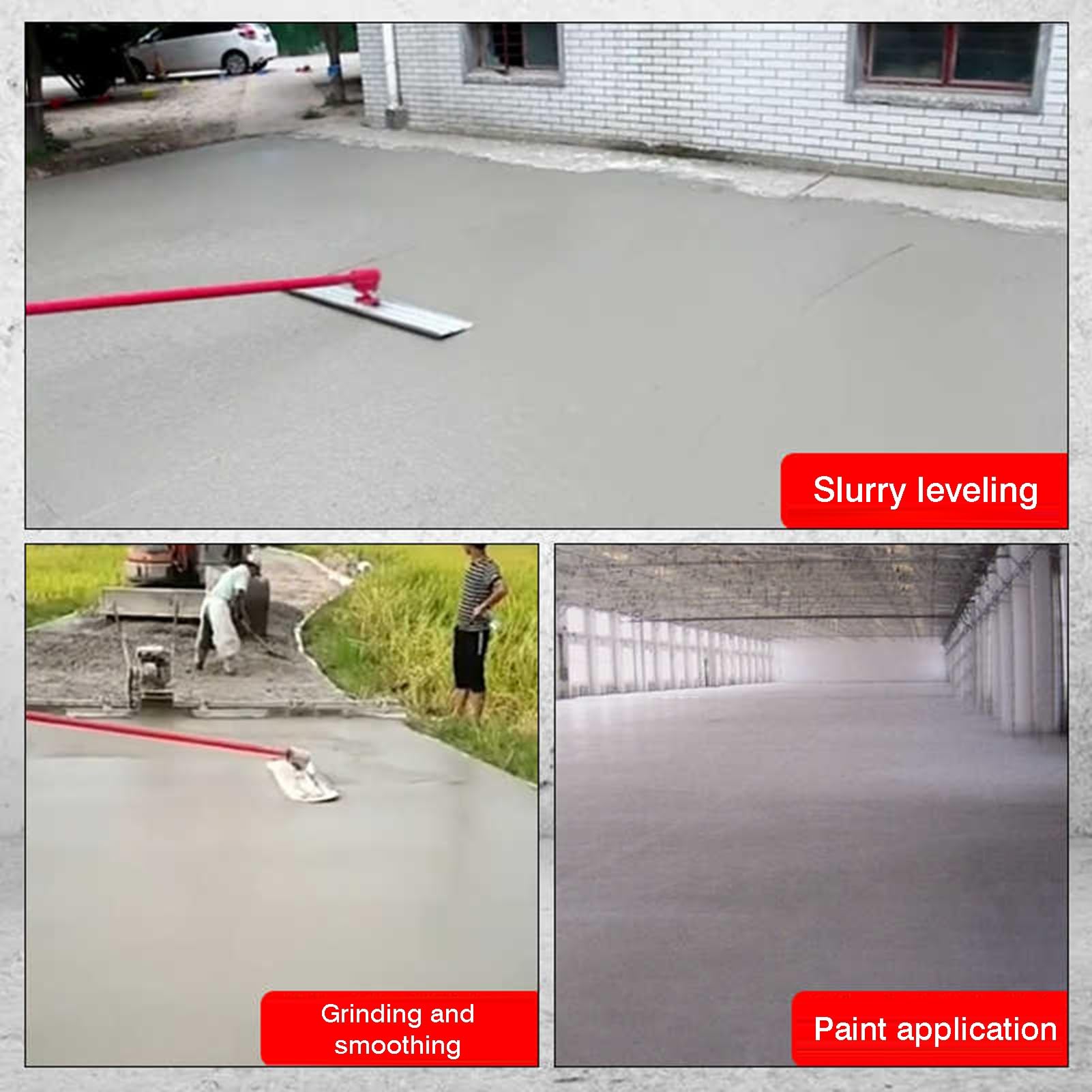 Ściągacz Do Rozrzutnika Betonu, Aluminiowy Pływak Z Podstawą O Szerokości 92 Cm, Wyposażony W Łączone Uchwyty 2x120 Cm, Do Zestawu Narzędzi Do Wyrównywania I Wykańczania