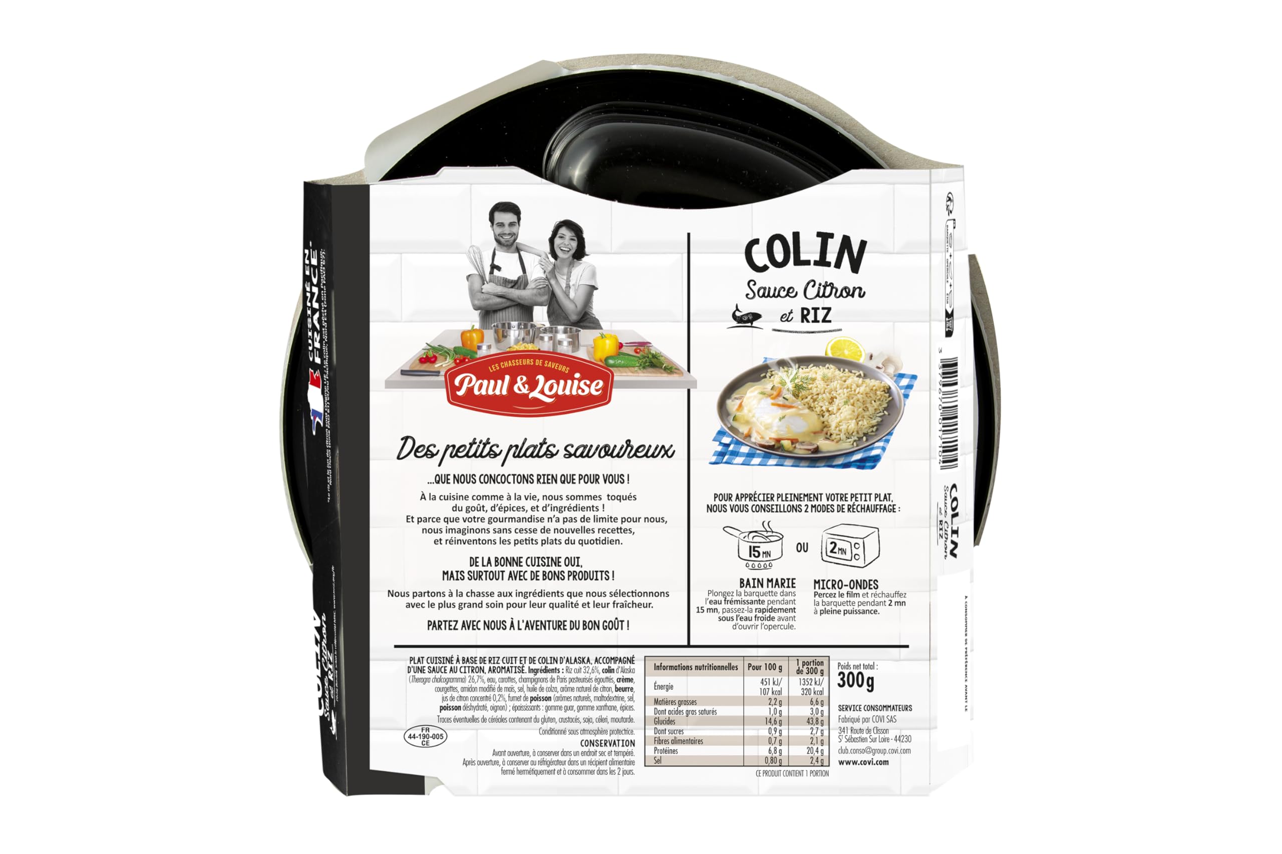 Box Découverte Paul & Louise : Les Traditionnelles - Longue Conservation - Viande Origine France - Prêt en 2 minutes - Box repas - Box repas Pratique