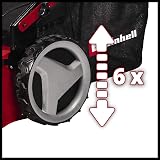 Einhell Petrol Lawnmower GC-PM 51/3 S HW (2.7 KW, 4-stroke engine, 51 cm cutting width, up to 1800 m², switchable rear wheel drive, 6-stage central cutting height adjustment, grass collection bag 70 L) - 9