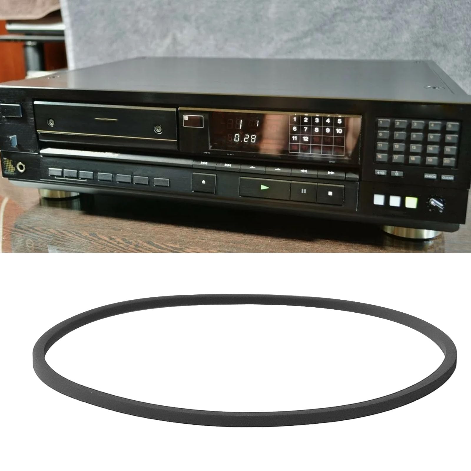 LT Easiyl Lot De 2 Courroies D'entraînement De Rechange Pour Tourne