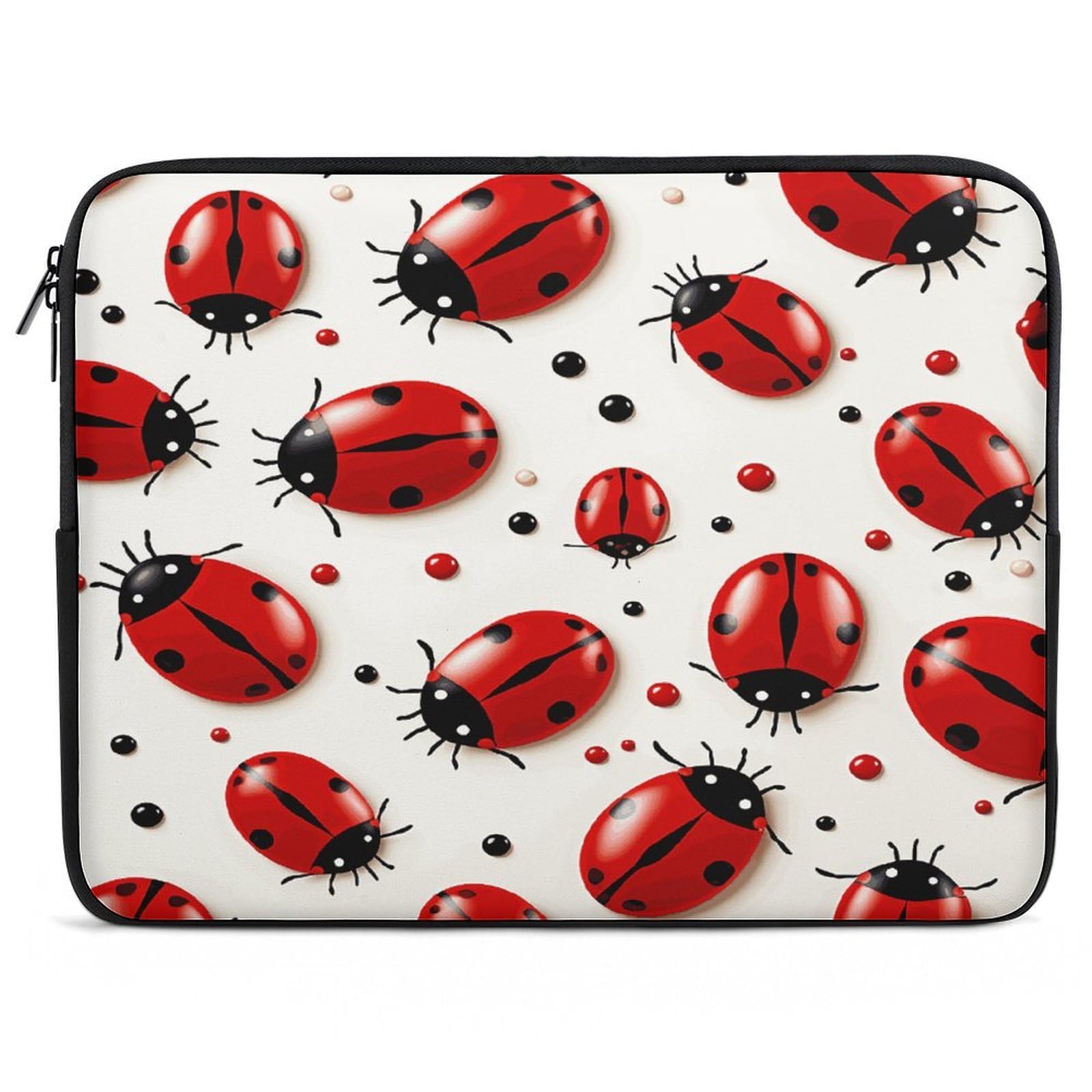 Funda de portátil impermeable de 17 pulgadas Red Ladybug protector compatible con MacBook Air 8