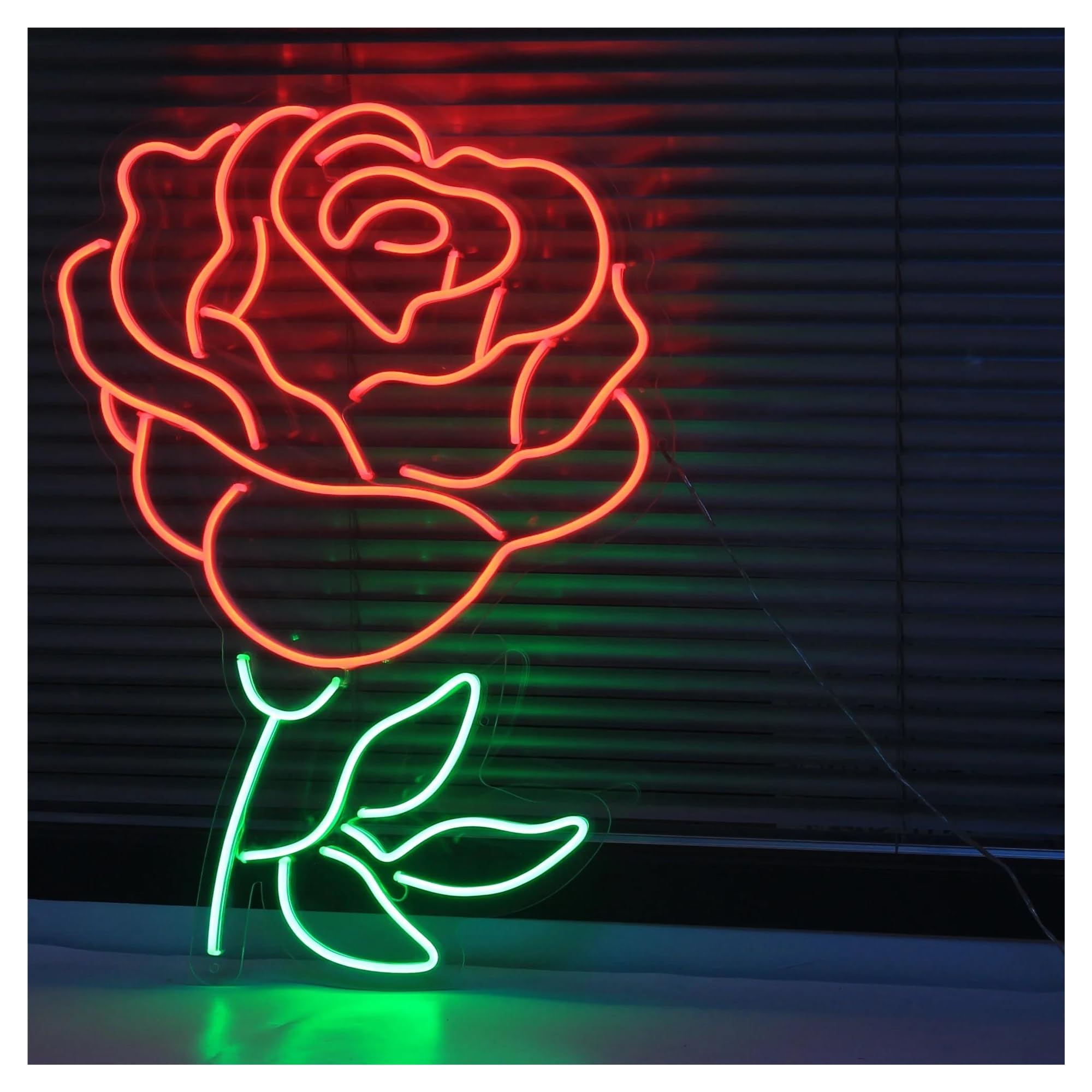 Arte Neón Moderno Lámpara De Pared De Neón Rosa, Lámpara De Noche Para Decoración De Habitación Y Fiesta Navideña.(50X69CM)