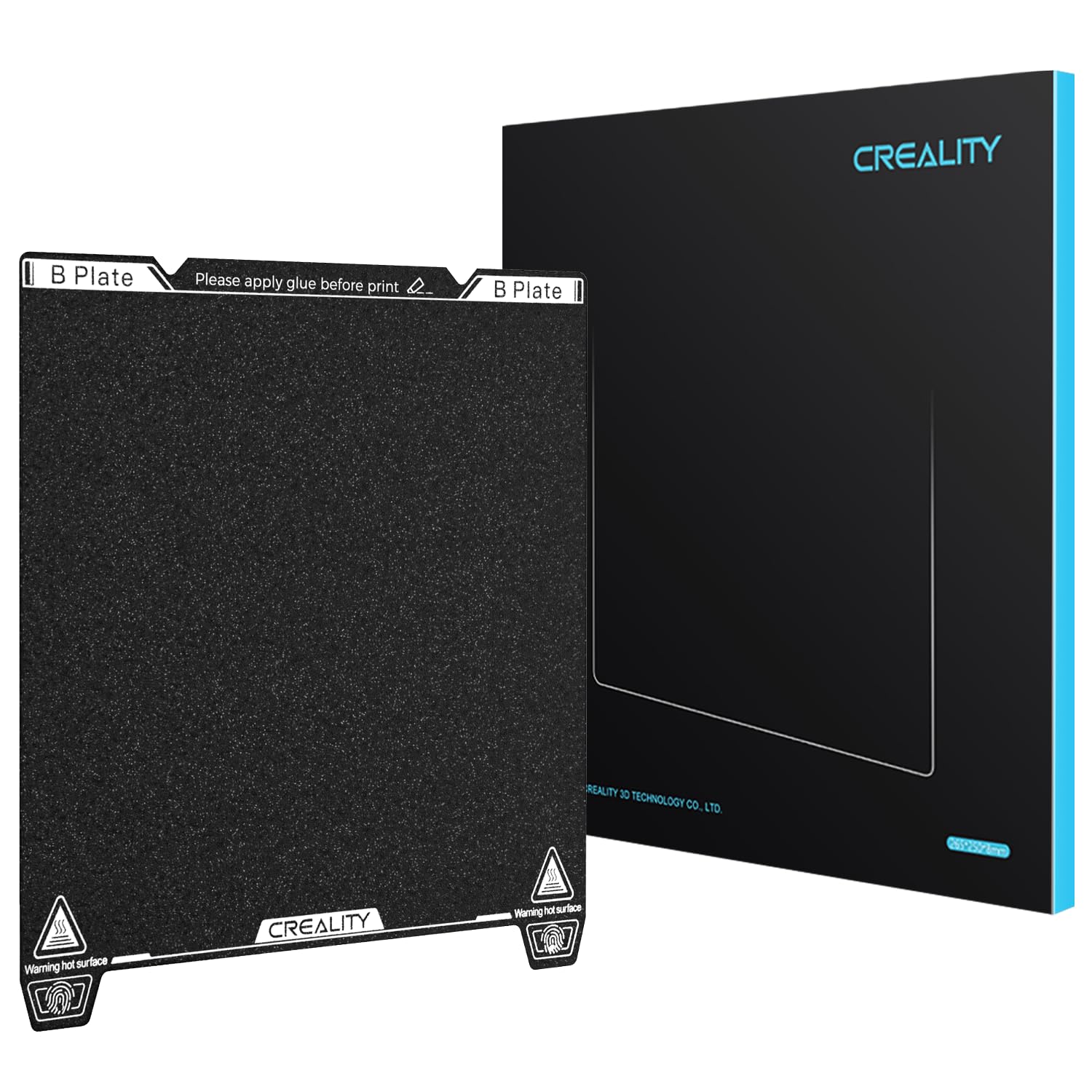 Creality Official K1 Max Build Plate Textured Surface 315x310mm PEI Sheet Flexible Removable Spring Bed Plate for K1 Max, Ender 3 V3 Plus(Without